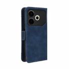 For Tecno Pova 6 Neo 4G Skin Feel Calf Texture Card Slots Leather Phone Case(Blue) - 3