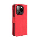 For Tecno Spark 20 Pro 5G Skin Feel Calf Texture Card Slots Leather Phone Case(Red) - 3