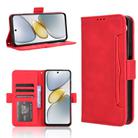 For Tecno Spark Go 1 / Pop 9 / Spark Go 2025 Skin Feel Calf Texture Card Slots Leather Phone Case(Red) - 1