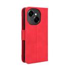 For Tecno Spark Go 1 / Pop 9 / Spark Go 2025 Skin Feel Calf Texture Card Slots Leather Phone Case(Red) - 3