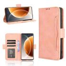 For Tecno Camon 30S 4G / 30S Pro 4G Skin Feel Calf Texture Card Slots Leather Phone Case(Pink) - 1