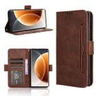 For Tecno Camon 30S 4G / 30S Pro 4G Skin Feel Calf Texture Card Slots Leather Phone Case(Brown) - 1