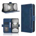 For Tecno Spark 30 Pro 4G Skin Feel Calf Texture Card Slots Leather Phone Case(Blue) - 1