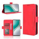 For Tecno Camon 40 Pro 4G / 5G Skin Feel Calf Texture Card Slots Leather Phone Case(Red) - 1