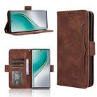 For Tecno Camon 40 4G Skin Feel Calf Texture Card Slots Leather Phone Case(Brown) - 1