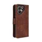 For Tecno Pova 7 4G Skin Feel Calf Texture Card Slots Leather Phone Case(Brown) - 3