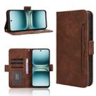 For Tecno Spark Go 2 4G Skin Feel Calf Texture Card Slots Leather Phone Case(Brown) - 1