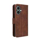 For Tecno Spark Go 2 4G Skin Feel Calf Texture Card Slots Leather Phone Case(Brown) - 3