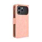 For Tecno Spark 40 4G Skin Feel Calf Texture Card Slots Leather Phone Case(Pink) - 3