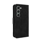 For Tecno Spark 40 Pro 4G Skin Feel Calf Texture Card Slots Leather Phone Case(Black) - 3