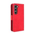 For Tecno Spark 40 Pro 4G Skin Feel Calf Texture Card Slots Leather Phone Case(Red) - 3