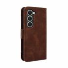 For Tecno Spark 40 Pro 4G Skin Feel Calf Texture Card Slots Leather Phone Case(Brown) - 3