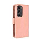 For Tecno Spark 40 Pro+ 4G Skin Feel Calf Texture Card Slots Leather Phone Case(Pink) - 3