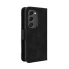For Tecno Spark 40 Pro+ 4G Skin Feel Calf Texture Card Slots Leather Phone Case(Black) - 3