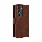 For Tecno Spark 40 Pro+ 4G Skin Feel Calf Texture Card Slots Leather Phone Case(Brown) - 3