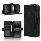 For Tecno Spark 40C Skin Feel Calf Texture Card Slots Leather Phone Case(Black) - 1