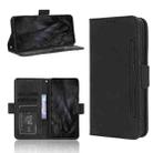 For Google Pixel 8 Pro Skin Feel Calf Texture Card Slots Leather Phone Case(Black) - 1