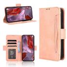 For Google Pixel 9a Skin Feel Calf Texture Card Slots Leather Phone Case(Pink) - 1