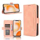 For Huawei Enjoy 60X Skin Feel Calf Texture Card Slots Leather Phone Case(Pink) - 1