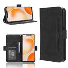For Huawei Enjoy 60X Skin Feel Calf Texture Card Slots Leather Phone Case(Black) - 1