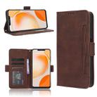 For Huawei Enjoy 60X Skin Feel Calf Texture Card Slots Leather Phone Case(Brown) - 1