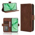 For Huawei nova 11 SE Skin Feel Calf Texture Card Slots Leather Phone Case(Brown) - 1