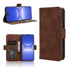 For Huawei nova 12 Skin Feel Calf Texture Card Slots Leather Phone Case(Brown) - 1