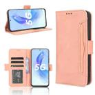 For Honor X50i Skin Feel Calf Texture Card Slots Leather Phone Case(Pink) - 1