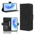 For Honor X50i Big Hole / 90 Lite Skin Feel Calf Texture Card Slots Leather Phone Case(Black) - 1