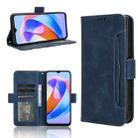 For Honor X5 Plus Skin Feel Calf Texture Card Slots Leather Phone Case(Blue) - 1