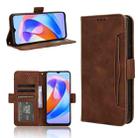 For Honor X5 Plus Skin Feel Calf Texture Card Slots Leather Phone Case(Brown) - 1