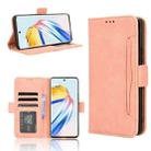 For Honor X9b 5G Skin Feel Calf Texture Card Slots Leather Phone Case(Pink) - 1