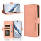 For Honor Magic6 Pro Skin Feel Calf Texture Card Slots Leather Phone Case(Pink) - 1