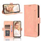 For Oukitel C32 Skin Feel Calf Texture Card Slots Leather Phone Case(Pink) - 1