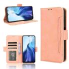 For Oukitel C35 / C36 Skin Feel Calf Texture Card Slots Leather Phone Case(Pink) - 1