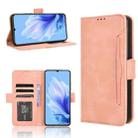 For Oukitel C50 Skin Feel Calf Texture Card Slots Leather Phone Case(Pink) - 1