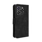 For Oukitel C50 Skin Feel Calf Texture Card Slots Leather Phone Case(Black) - 3