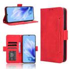 For Oukitel C50 Skin Feel Calf Texture Card Slots Leather Phone Case(Red) - 1