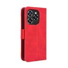 For Oukitel C50 Skin Feel Calf Texture Card Slots Leather Phone Case(Red) - 3