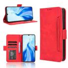 For Oukitel C51 Skin Feel Calf Texture Card Slots Leather Phone Case(Red) - 1