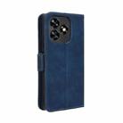 For Oukitel C51 Skin Feel Calf Texture Card Slots Leather Phone Case(Blue) - 3