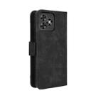 For Oukitel C53 Skin Feel Calf Texture Card Slots Leather Phone Case(Black) - 3