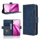 For Oukitel C53 Skin Feel Calf Texture Card Slots Leather Phone Case(Blue) - 1