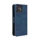 For Oukitel C53 Skin Feel Calf Texture Card Slots Leather Phone Case(Blue) - 3