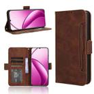 For Oukitel C53 Skin Feel Calf Texture Card Slots Leather Phone Case(Brown) - 1