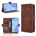 For Oukitel C57S Skin Feel Calf Texture Card Slots Leather Phone Case(Brown) - 1