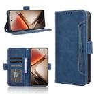 For Oukitel C58 / C58 Pro Skin Feel Calf Texture Card Slots Leather Phone Case(Blue) - 1