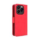 For Oukitel C65 / C65 Pro Skin Feel Calf Texture Card Slots Leather Phone Case(Red) - 3