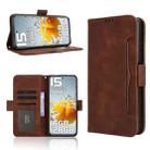 For Oukitel C65 / C65 Pro Skin Feel Calf Texture Card Slots Leather Phone Case(Brown) - 1