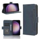 For Samsung Galaxy S23 FE 5G Skin Feel Calf Texture Card Slots Leather Phone Case(Blue) - 1